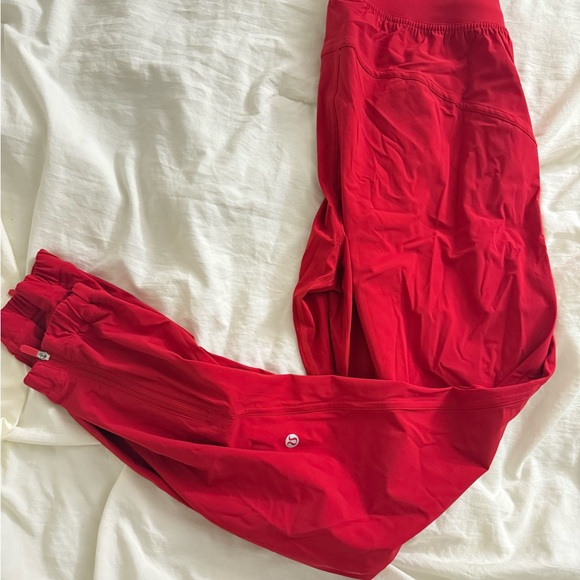 Lululemon Athletica Vibrant Red Joggers - Picture 3 of 7